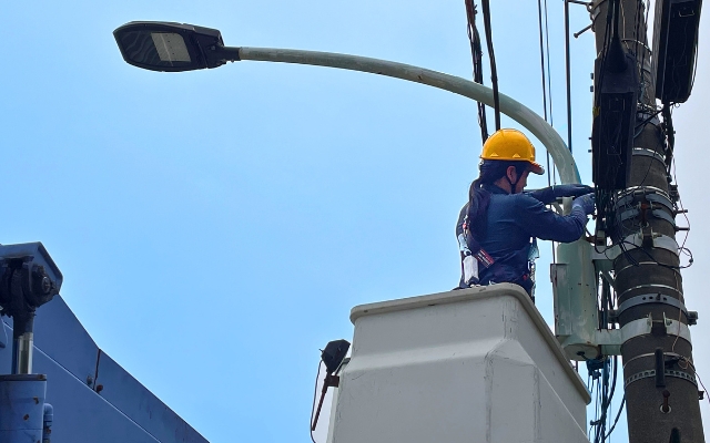 道路照明設備工事